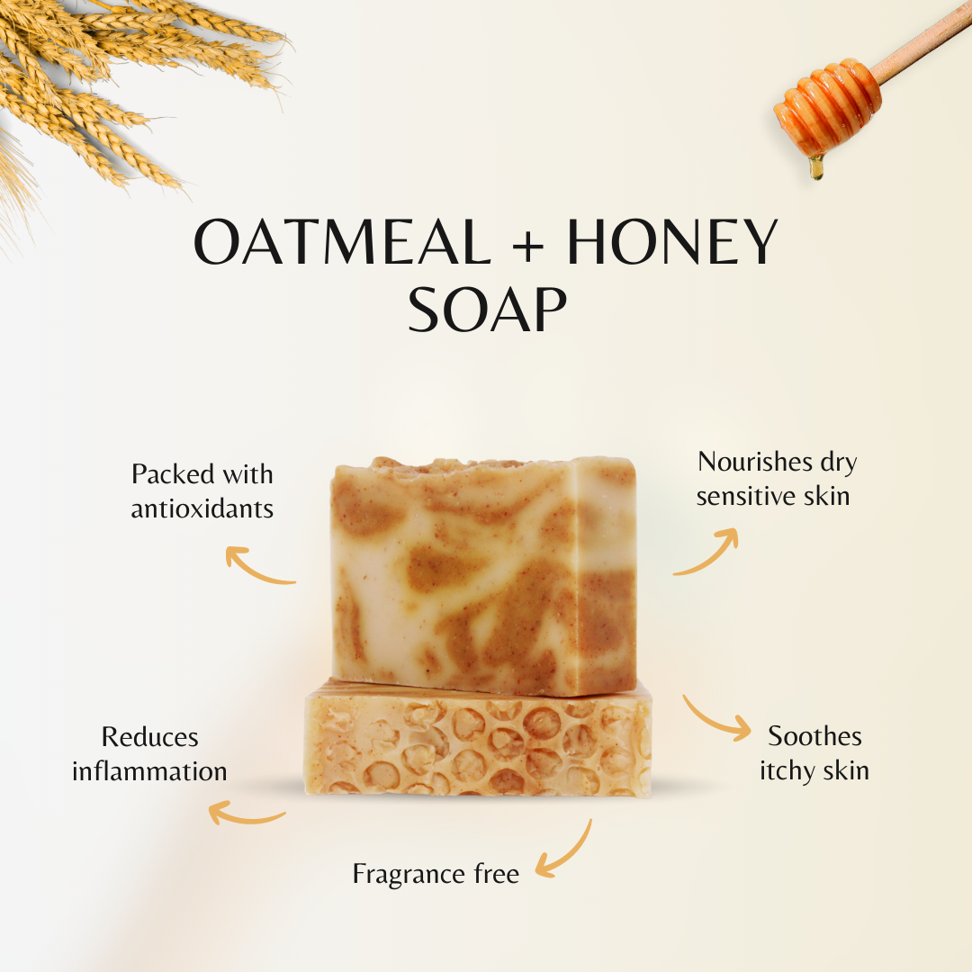 Oatmeal + Honey Soap