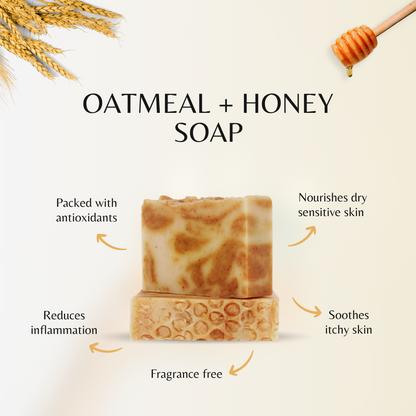 Oatmeal + Honey Soap