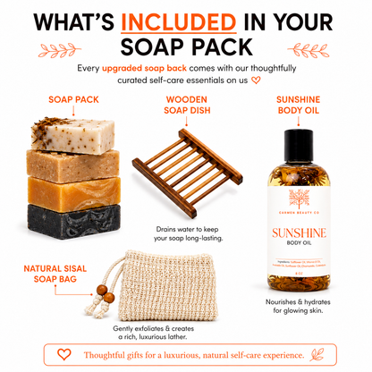 Soothing Care Soap Pack (Gentle, Anti-Itch & Skin-Healing Formula)