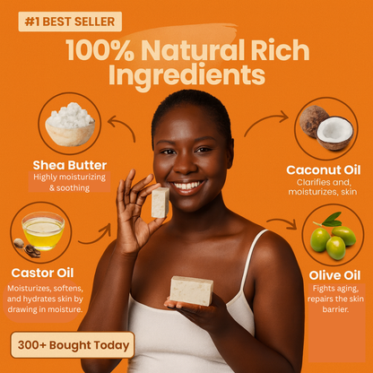 Soothing Care Soap Pack (Gentle, Anti-Itch & Skin-Healing Formula)